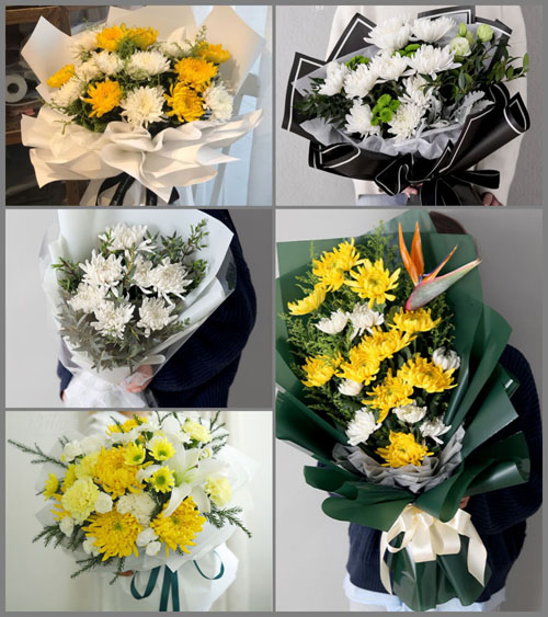 山东济宁嘉祥县纸坊镇后吕村白事花束代送